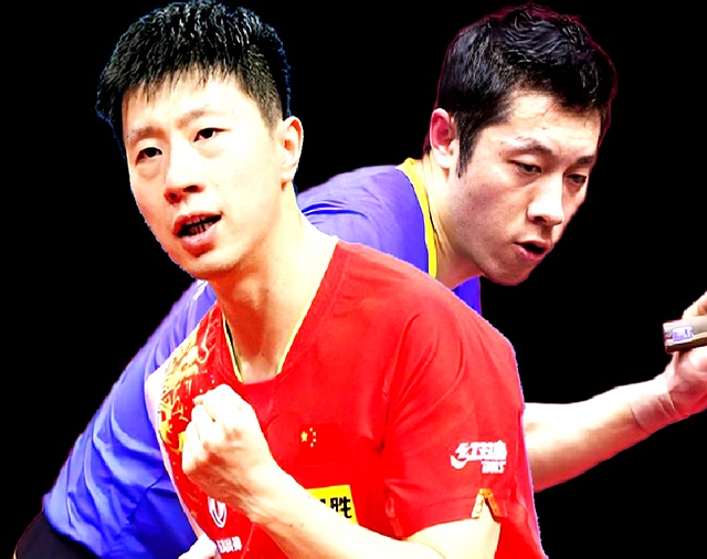 瑞典乒乓球队鏖战德国乒乓球队，许昕爆发神勇